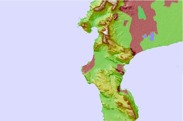 Surf spots located close to Kakapo