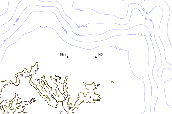Shoreline around Kalihiwai