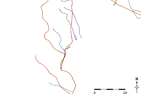 Roads and rivers around Kalk Bay Reef