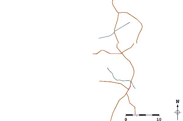 Roads and rivers around Kamala Reef