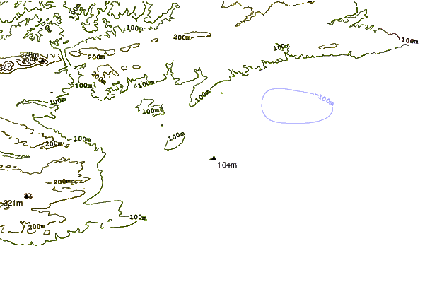 Shoreline around Kanon