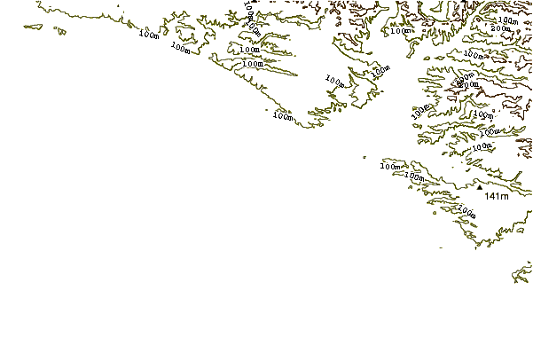 Shoreline around Karaka Street