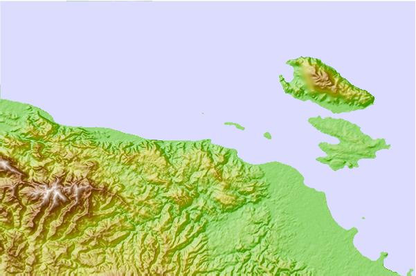 Surf spots located close to Karawop