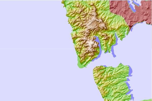 Surf spots located close to Karekare