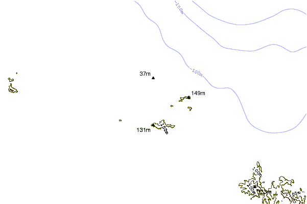 Shoreline around Karikari Beach