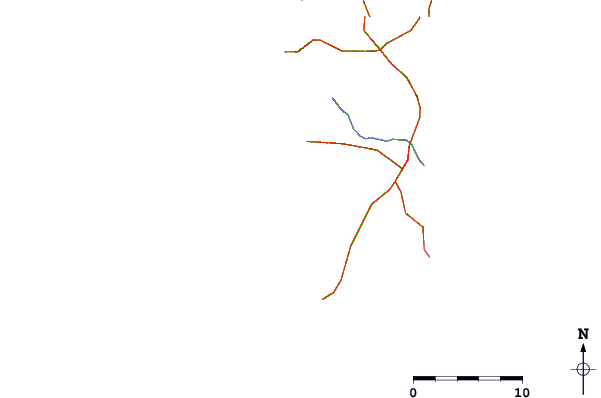 Roads and rivers around Karon Beach