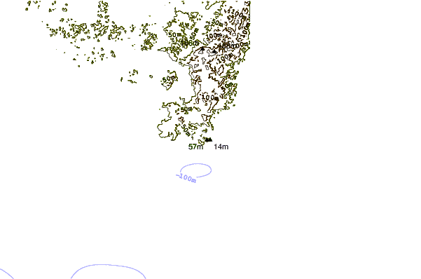 Shoreline around Katakor