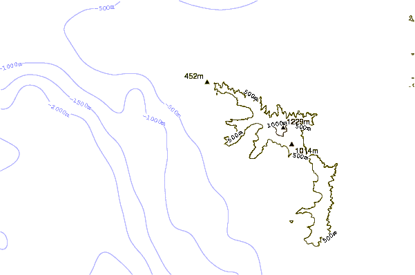 Shoreline around Keaau