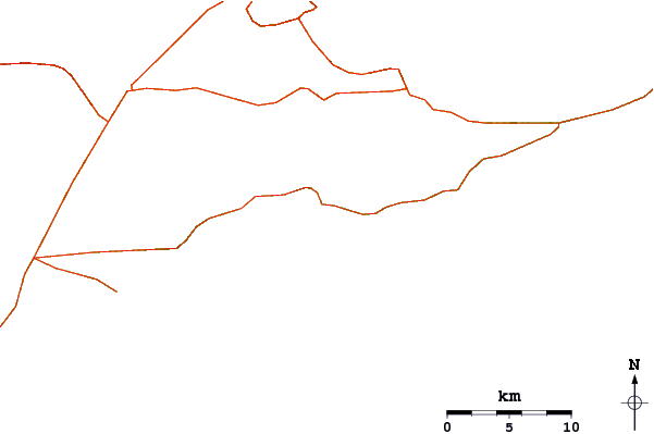 Roads and rivers around Keauhou Point