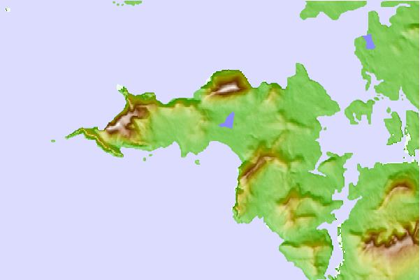 Surf spots located close to Keel