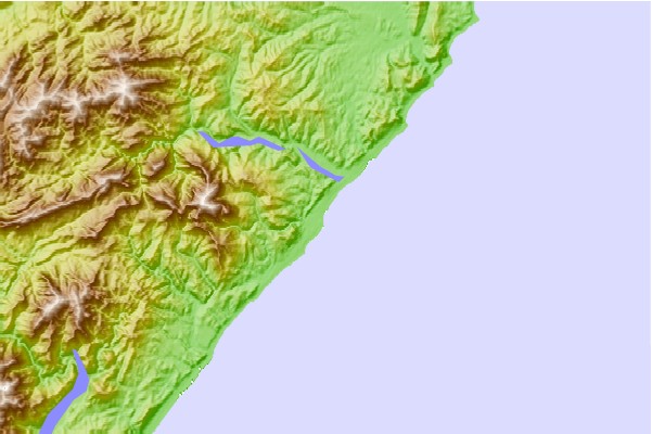 Surf spots located close to Kekerengu