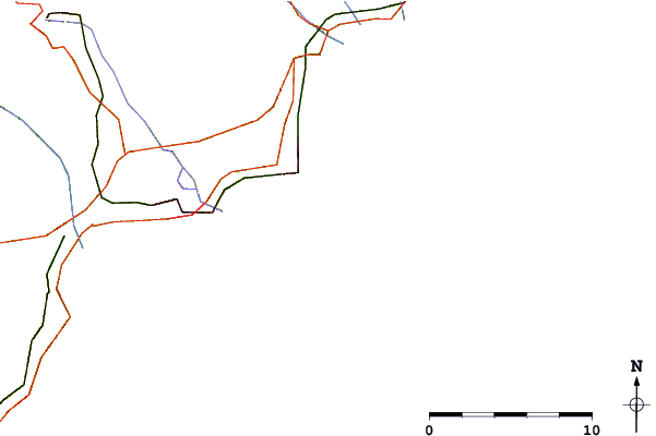Roads and rivers around Antibes - Plage Keller