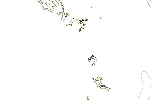 Shoreline around Kellys Cove
