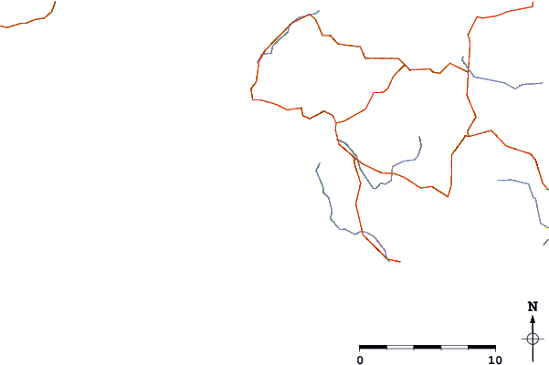 Roads and rivers around Kelpies