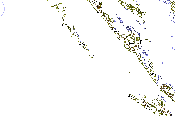 Shoreline around Kelps
