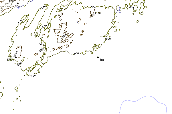 Shoreline around Kennington Cove
