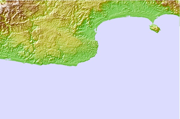 Surf spots located close to Keusik Luhur