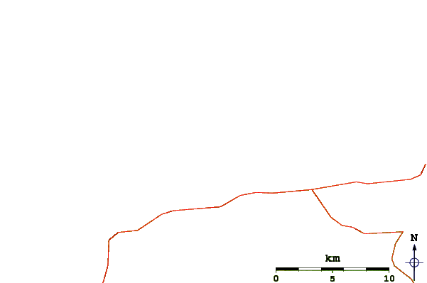 Roads and rivers around Keweenaw Peninsula