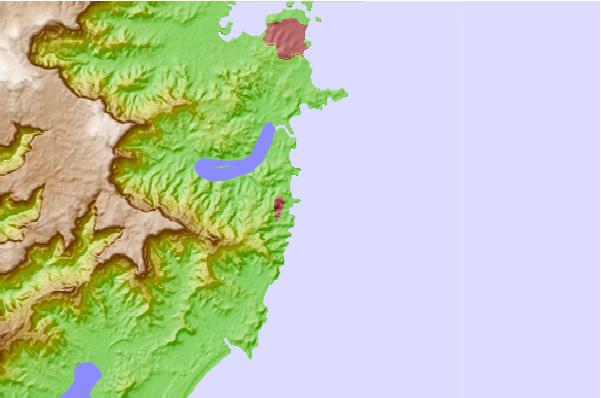 Surf spots located close to Kiama Pool
