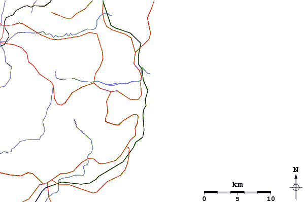 Roads and rivers around Kiama Pool