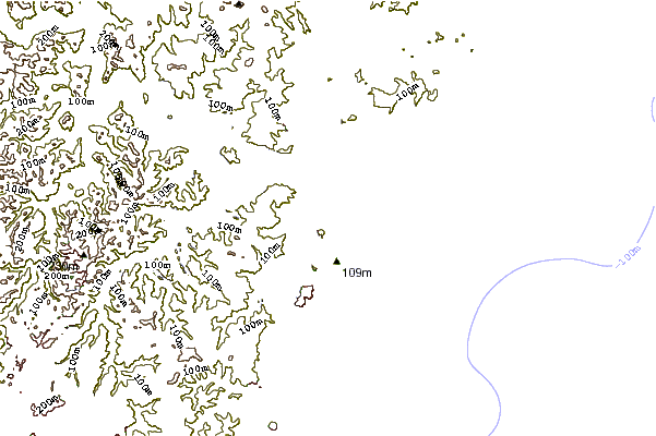 Shoreline around Kiddies Corner