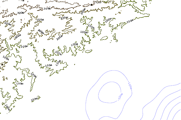 Shoreline around Kidds Beach
