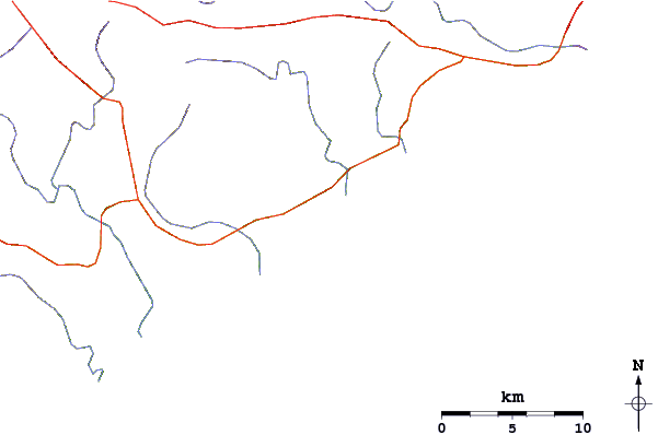 Roads and rivers around Kidds Beach