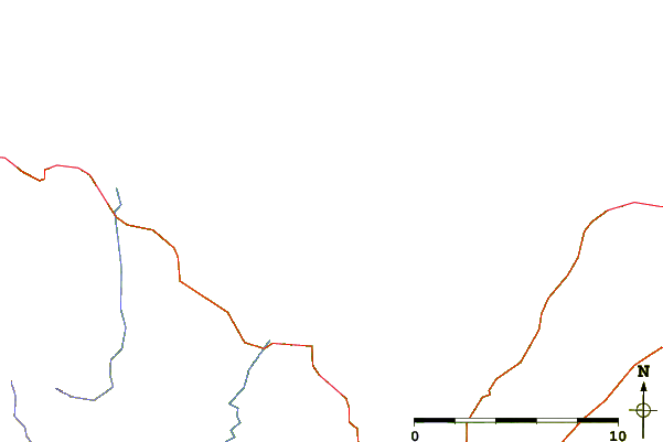 Roads and rivers around Kilcummin Harbour