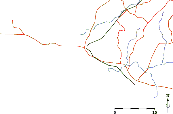 Roads and rivers around Kilcunda