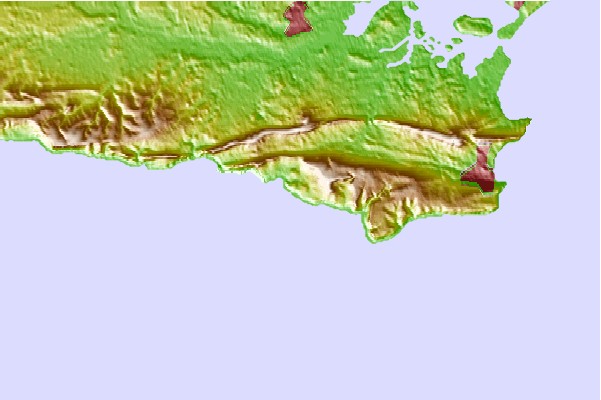 Surf spots located close to Kimmeridge Bay