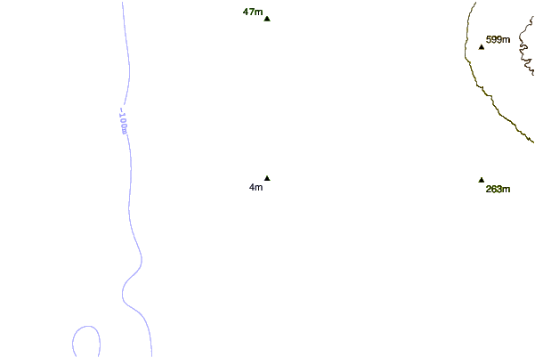 Shoreline around Kina Road