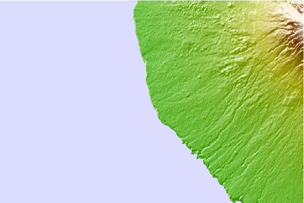 Surf spots located close to Kina Road