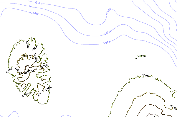 Shoreline around Kings Reef