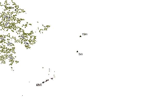 Shoreline around Kirbys Point