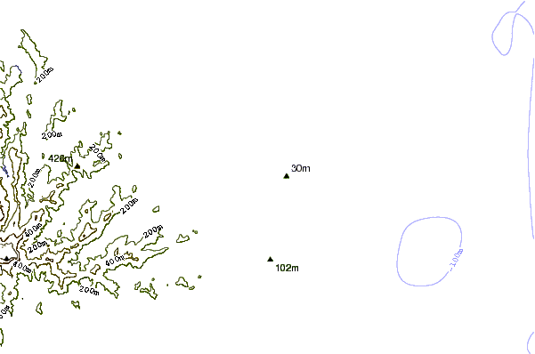 Shoreline around Kirra