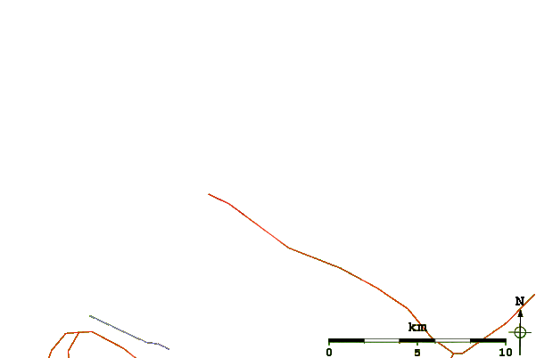 Roads and rivers around Klitmoller