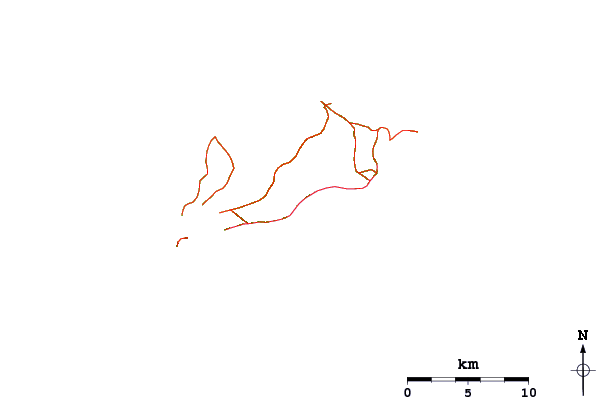 Roads and rivers around Koe Koe