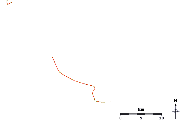 Roads and rivers around Kolympithra East (Tinos)