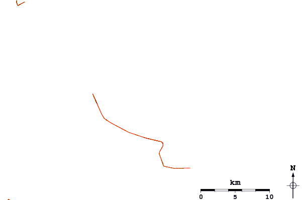 Roads and rivers around Kolympithra West (Tinos)