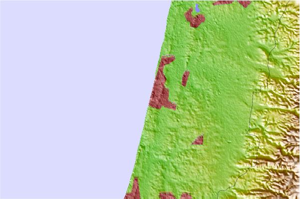 Surf spots located close to Kontiki (Herzelia)