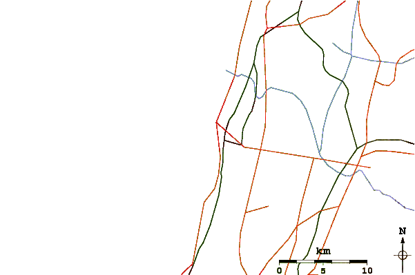 Roads and rivers around Kontiki (Herzelia)