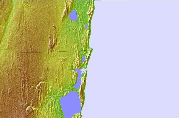 Surf spots located close to Kosi Bay