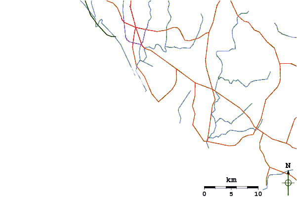 Roads and rivers around Kovalam