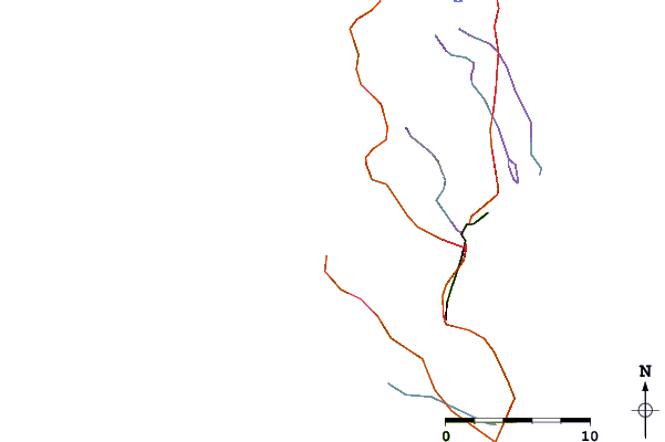 Roads and rivers around Crons