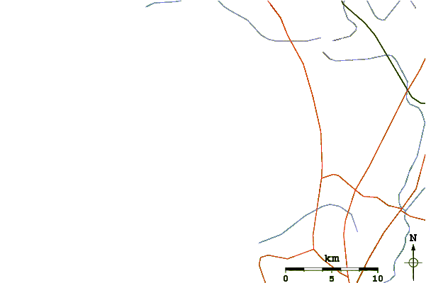 Roads and rivers around Kreefte Reef