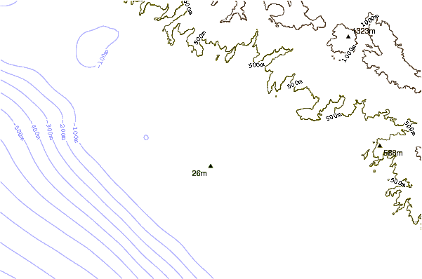 Shoreline around Krui