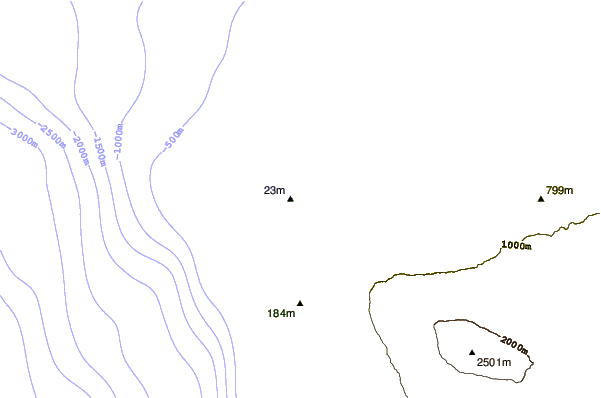 Shoreline around Kua Bay