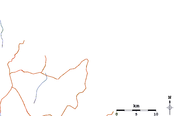 Roads and rivers around Kuaotunu