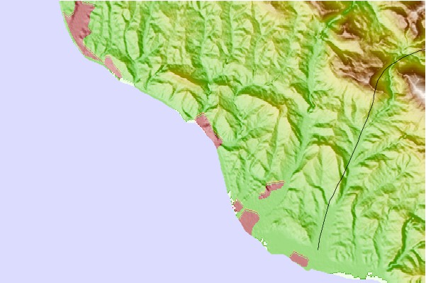 Surf spots located close to Kudepsta Beach