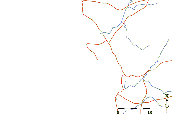 Roads and rivers around Kudle -Beach (Gokarna)